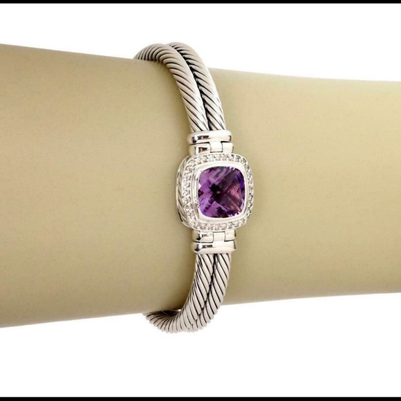 David YURMAN CHIC DOUBLE BAN STERLING BRACELET. - Picture 8 of 8